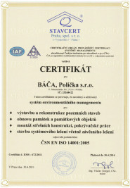 BÁČA, Polička s.r.o.